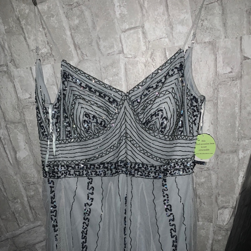 Royal blue mini prom dress